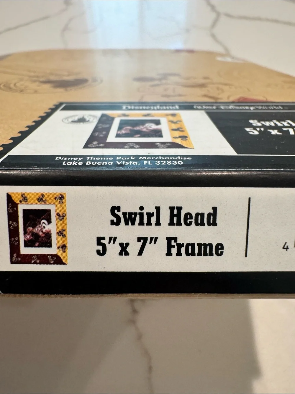 Disney Parks Wooden Picture Frame with Original Box